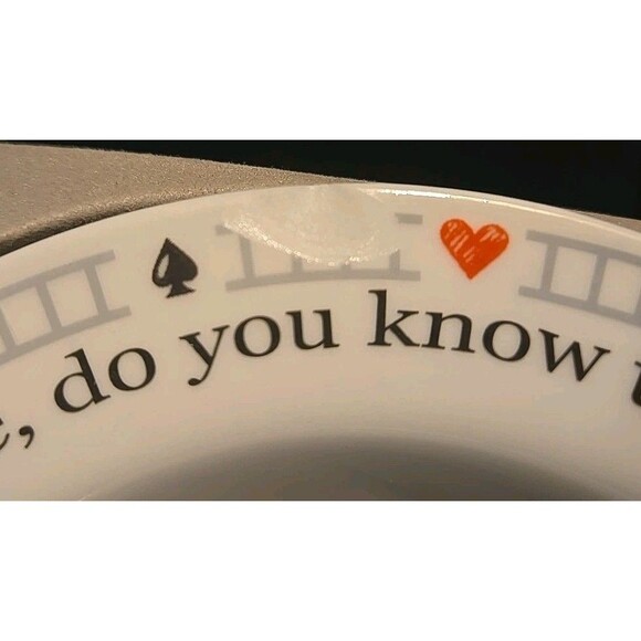 Alice In Wonderland Café Paul Cardew Tea Party Cup & Saucer Set With Box CHIPPED - Picture 10 of 16